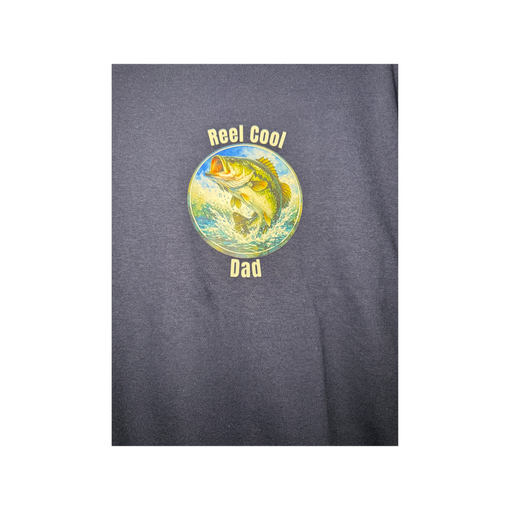 Reel Cool Dad Fishing Graphic T-Shirt | Father's Day T-Shirt