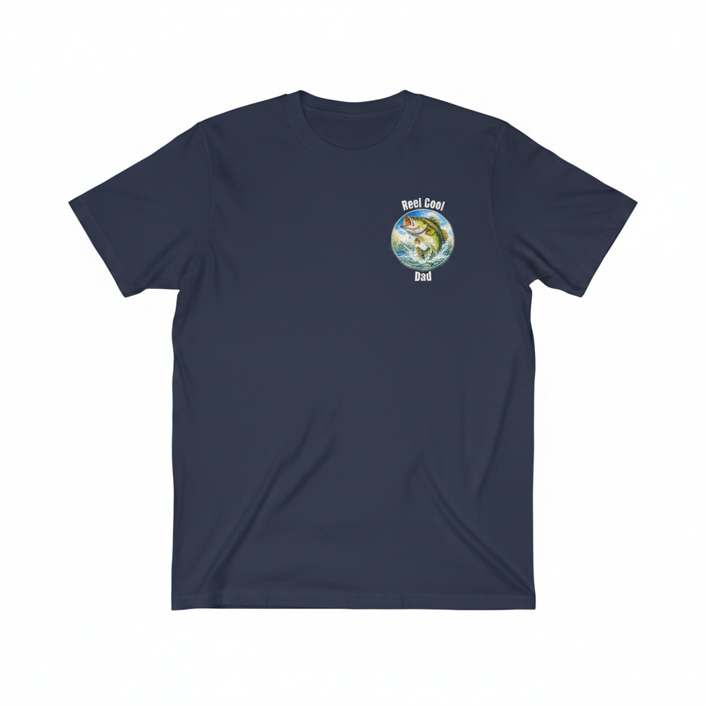 Reel Cool Dad Fishing Graphic T-Shirt | Father's Day T-Shirt