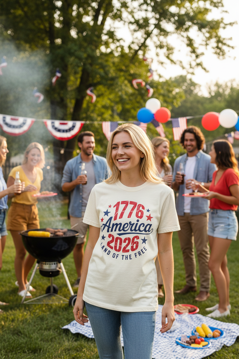 Vintage 1776 America T-Shirt